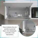 Escorredor de Pratos Embutir 670x75x270mm Mód 700mm Cromado - Imagem 5