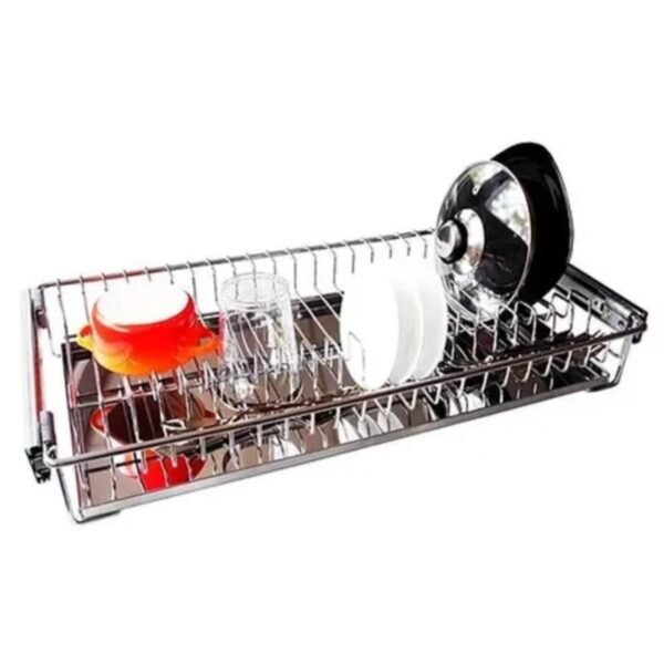 Escorredor De Embutir 77cm Inox Com Trilhos Jomer 3077