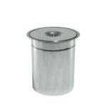 Lixeira de Embutir em Inox Polido 6 Litros