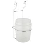 Lixeira Plástica 2,5 Litros com Suporte Cromado - GTB 7081