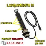 Torre Multiplug Retrátil Com 3 Tomadas e 2 Usb Embutir - KZI - Imagem 2