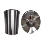 Lixeira Embutir Escovada 8 Litros e Dosador de Detergente Inox Escovado - Imagem 3