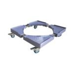 Carrinho Suporte Gira Fácil p/ Fogão, Geladeira, Máquina de Lavar – Aço Inox 400kg