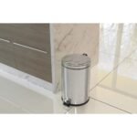 Lixeira Inox Pedal 20 Litros Tramontina com Balde Removível - Imagem 5