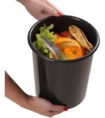 Lixeira de Embutir com Balde Plástico e Tampa em Inox Escovado - 8 Litros - Imagem 3