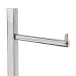 Papeleira de Chão Inox com Revisteiro Quadrado - Imagem 4