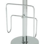 Papeleira de Chão Dupla com Revisteiro em Latão Cromado - Imagem 4