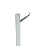 Papeleira de Chão Base Redonda com Revisteiro - Cromada - Imagem 5