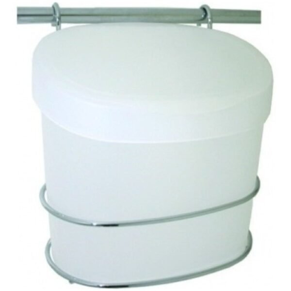 Lixeira Plástica com Suporte Cromado 4L - Jomer 4653