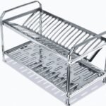Escorredor de Pratos 20 Pratos Linha Luxo Inox