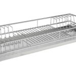 Escorredor de Pratos Embutir 670x75x270mm Mód 700mm Inox