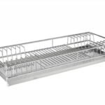 Escorredor de Pratos Embutir 570x75x270mm Mód 600mm Inox