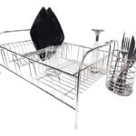 Escorredor Cama Inox com Porta Talheres - 3140 Jomer