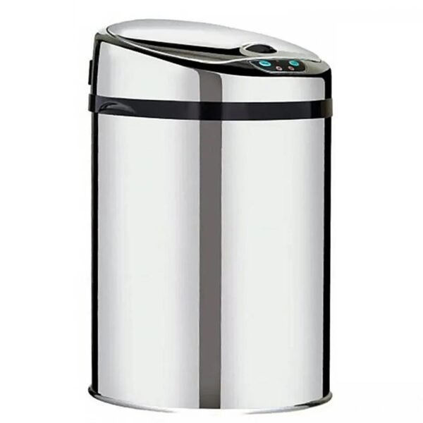 Lixeira Automática Premium com Sensor em Inox – 12 Litros