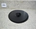 Lixeira de Embutir em Inox 3 Litros - Preto Fosco - Imagem 2