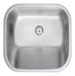 Tanque de Encaixe Tramontina Hera 30L em Aço Inox Escovado 50x40 cm