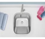 Tanque de Encaixe Tramontina Hera 30L em Aço Inox Escovado 50x40 cm - Imagem 2