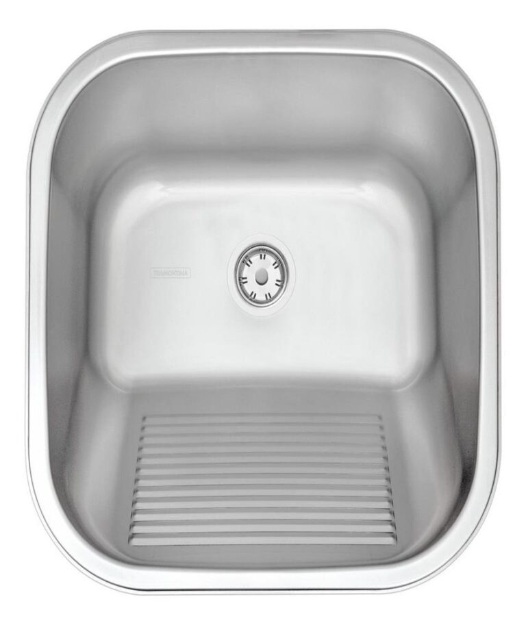 Tanque de encaixe Tramontina Hera 25L inox acetinado 40x40cm