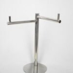 Toalheiro de pia duplo redondo inox 304 Polido