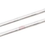 Porta Toalhas de Parede Duplo 60cm Quadrado Inox - Ilhéus