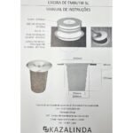 Lixeira de Embutir 5 Litros - Com Balde de Plástico e Tampa em Inox Polido - Imagem 3