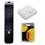 Fechadura Digital Yale YMF 40A RL com Biometria + Hub + Zigbee