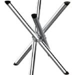 Suporte Base Pé De Mesa Palito Aço Cromado Flape