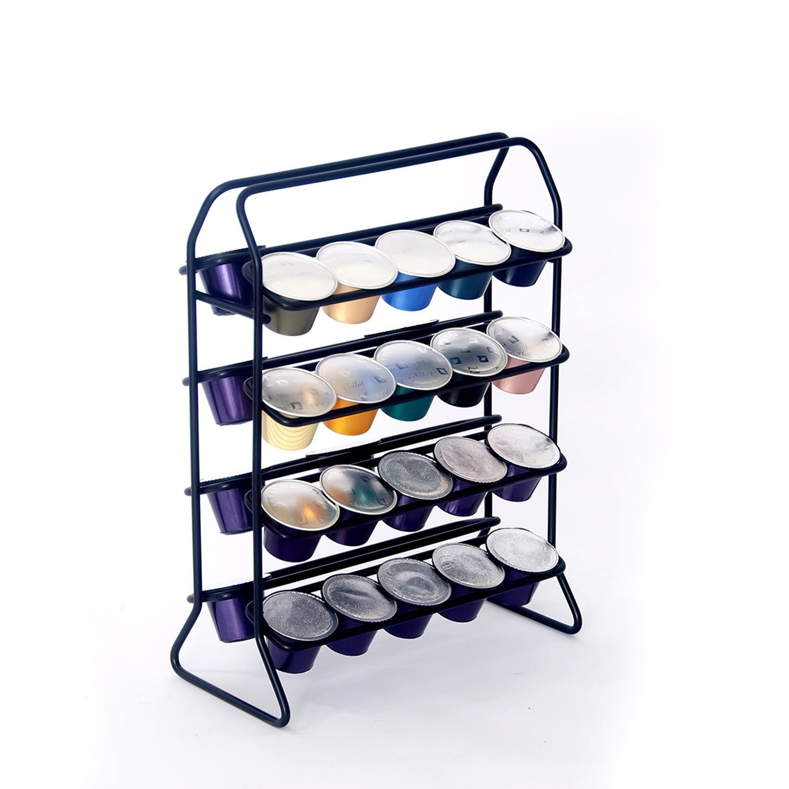 717424.jpg Porta Capsulas Due Lati Mod Nespresso Preto Jomer 2428 - Imagem 1