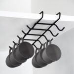 Porta Xícara Jomer de Encaixe 140 x 50 x 280 mm Preto 2430