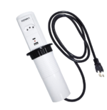 Torre de Tomadas Automática Retrátil para Moveis - 2 Usb