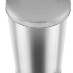 Lixeira Redonda em Aço Inox Com Pedal 30 Litros Ecobin