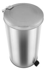 Lixeira Redonda em Aço Inox Com Pedal 30 Litros Ecobin