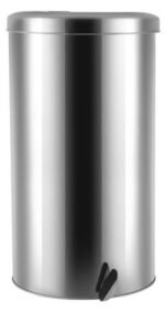 Lixeira Redonda em Aço Inox Com Pedal 30 Litros Ecobin - Imagem 6