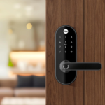 Fechadura Digital YMC 420W c/ Zigbee + HUB Yale Connect Preto Fosco - Imagem 8