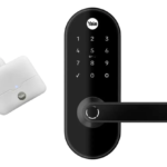 Fechadura Digital YMC 420W c/ Zigbee + HUB Yale Connect Preto Fosco