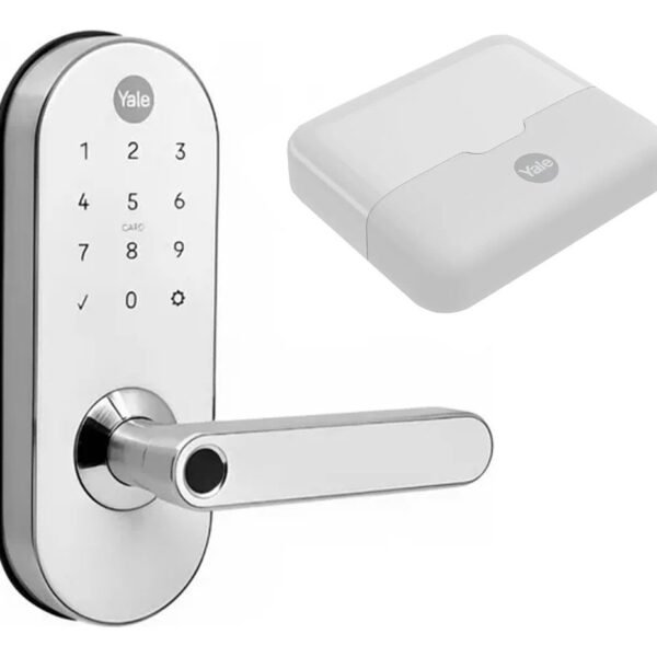 Fechadura Digital Yale YMC420W + Hub: Segurança Inteligente