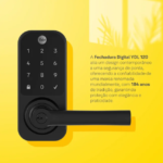 Fechadura Digital Yale YDL 120 - Senha e Chave para Porta - Preta - Imagem 5