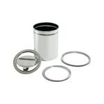 Lixeira Pia Cozinha Embutir Giratoria Granito Inox 6 Litros - Imagem 3