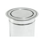 Lixeira Pia Cozinha Embutir Giratoria Granito Inox 6 Litros - Imagem 6