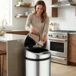 Lixeira Automática Premium com Sensor em Inox 42 Litros Kazalinda - Imagem 8