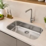 Cuba de embutir Tramontina Lavínia 56 BL em Aço Inox Acetinado 1