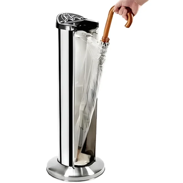 Embalador ensacador de guarda-chuva inox Ecobin com 150 saquinhos