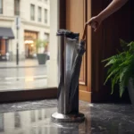 Embalador ensacador de guarda-chuva inox Ecobin com 150 saquinhos