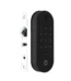 Fechadura digital Yale Lia BP preta fosca para porta de correr em fundo branco