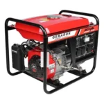 Gerador à gasolina diagonal MG-3000CL bivolt Motomil em fundo branco