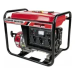 Gerador à gasolina diagonal painel MG-3000CL bivolt Motomil em fundo branco