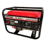 Gerador à gasolina superior diagonal diagonal MG-3000CL bivolt Motomil em fundo branco