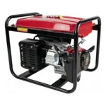 Gerador à gasolina traseiro diagonal MG-3000CL bivolt Motomil em fundo branco
