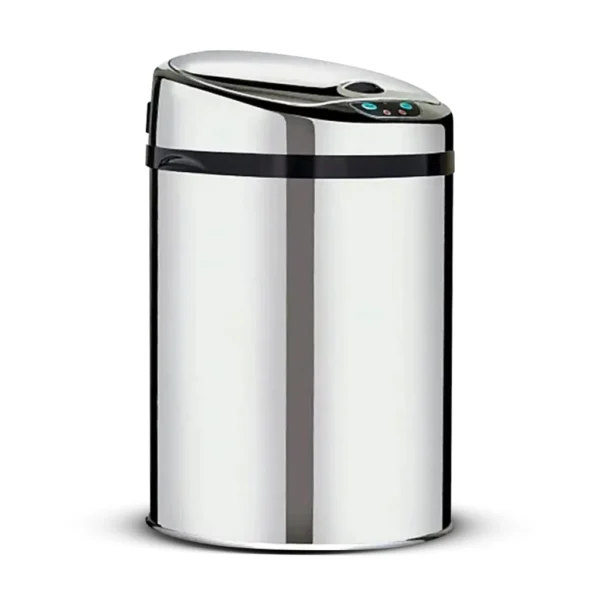 Lixeira Automática em Inox Premium 30 Litros com Sensor Infravermelho Kazalinda