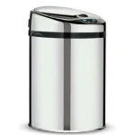 Lixeira automática premium com sensor em inox 42 litros em fundo branco